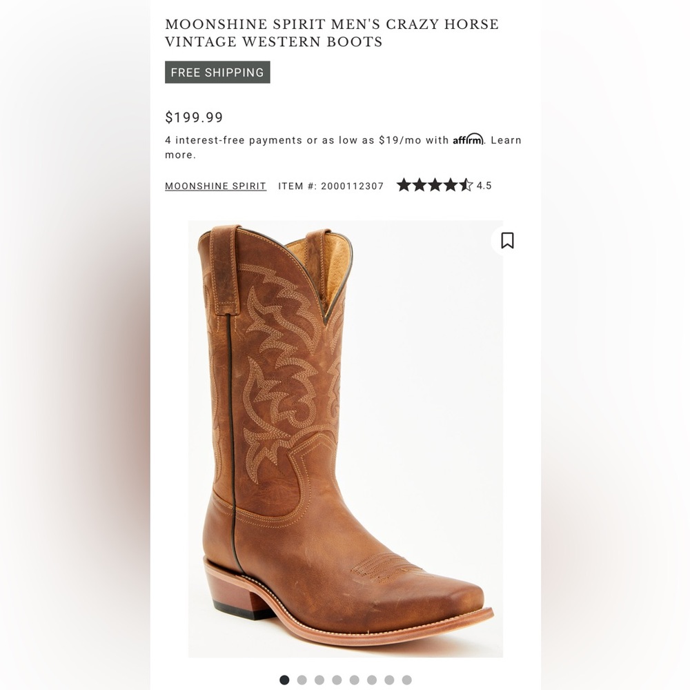 Moonshine Spirit Brown Vintage Boots